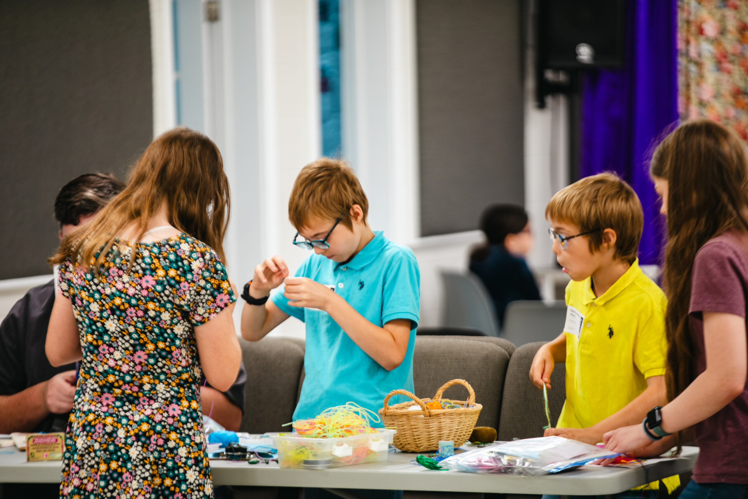 Children participating in Calvary Kids ministry