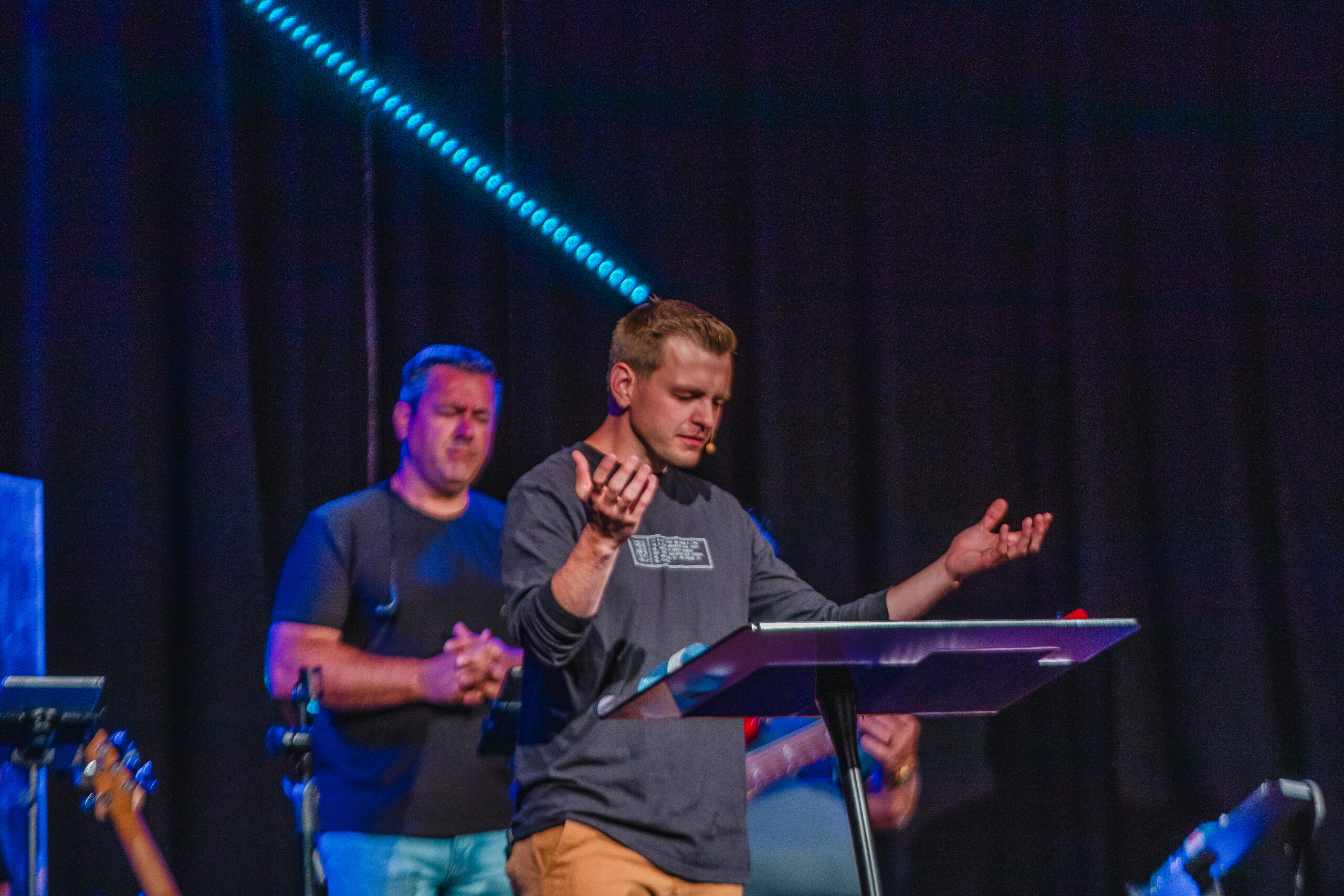 A Calvary Church Sussex worship service